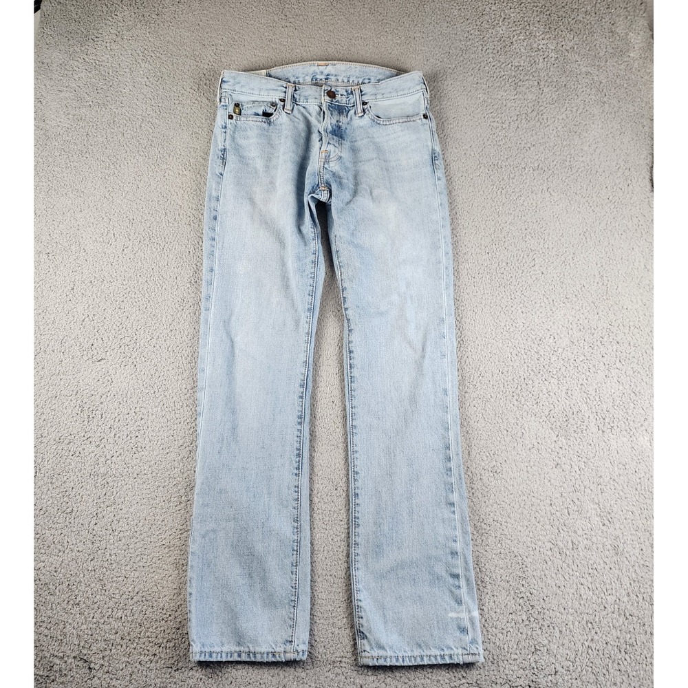 Vtg Abercrombie & Fitch Jeans Mens 30x31 Thrashed Distressed Grunge Skater Y2K